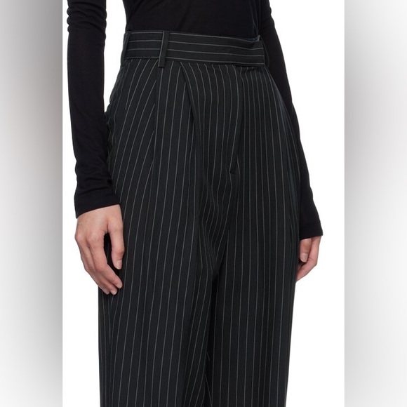 Frankie Shop BEA FLUID PINSTRIPE PANTS - Picture 2 of 7